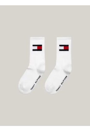 Pack Blanco De 2 Medias Para Niños Tommy Hilfiger
