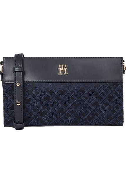 Bolso Azul Cruzado IM Latam Jacquard Tommy Hilfiger
