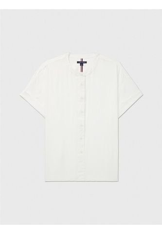 Blusa Blanca Adaptive Lisa De Manga Corta Tommy Hilfiger Tommy Hilfiger