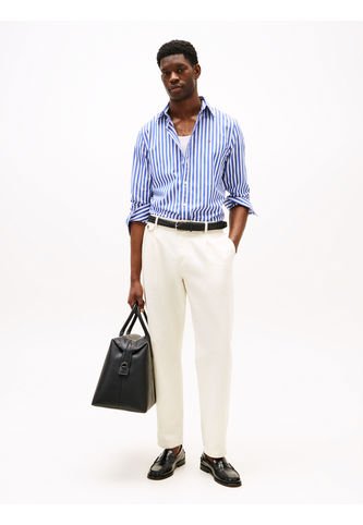 Camisa Azul TH Flex De Rayas Tommy Hilfiger Tommy Hilfiger