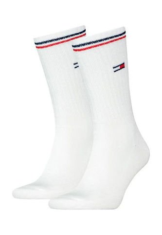 Pack Blanco De 2 Medias Con Logo Tommy Hilfiger Tommy Hilfiger