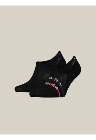 Pack Negro De 2 Medias Invisibles Con Logo Tommy Hilfiger Tommy Hilfiger