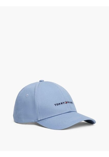Gorra Azul De Béisbol Con Logo Bordado Tommy Hilfiger