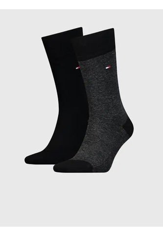 Pack Azul De 2 Medias Con Logo Tommy Hilfiger Tommy Hilfiger