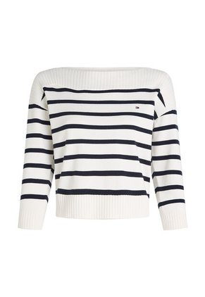 Saco Multicolor De Cuello Barco Y Mangas 3/4 Tommy Hilfiger