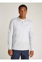 Polo Gris Manga Larga De Corte Slim Tommy Jeans de Tommy Hilfiger
