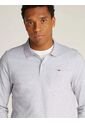 Polo Gris Manga Larga De Corte Slim Tommy Jeans de Tommy Hilfiger