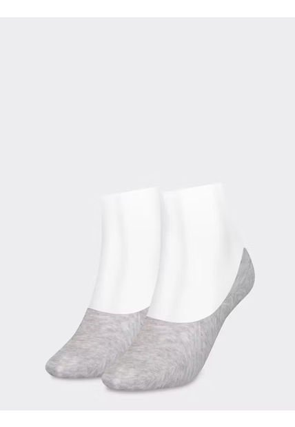Pack Gris De 2 Medias Tobilleros Tommy Hilfiger