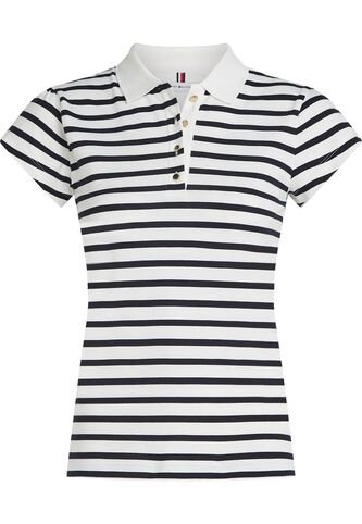 Polo Blanco Con Estampado De Estrellas Tommy Hilfiger Tommy Hilfiger