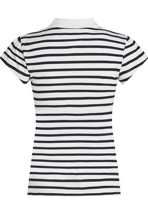 Polo Blanco Con Estampado De Estrellas Tommy Hilfiger