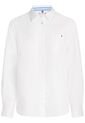 Camisa Blanca Classic Poplin De Manga Larga Tommy Hilfiger de Tommy Hilfiger