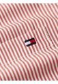 Camisa Roja Poplin A Rayas Con Logo Tommy Hilfiger de Tommy Hilfiger