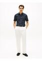Camisa Azul Flex Poplin De Corte Regular Con Estampado De Puntos Tommy Hilfiger de Tommy Hilfiger