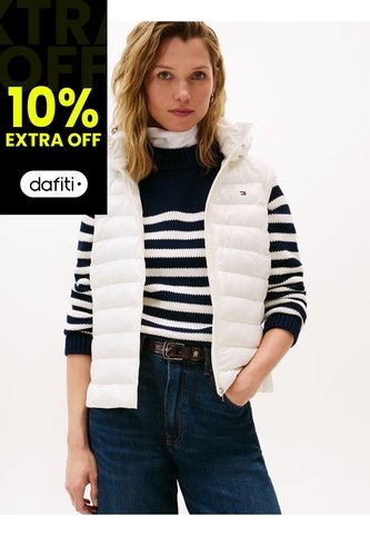 Chaleco Blanco Con Acabado Repelente Al Agua Tommy Hilfiger Tommy Hilfiger