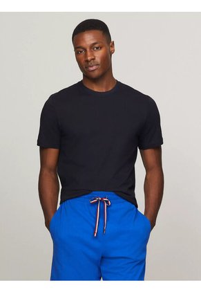 Pack Azul De 3 Camisetas De Cuello Redondo Con Logo  Tommy Hilfiger