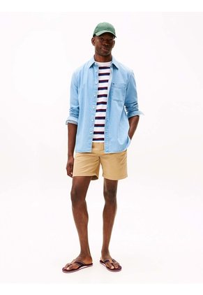 Sandalias Rojo Con Tiras De Tejido Trenzado Tommy Hilfiger