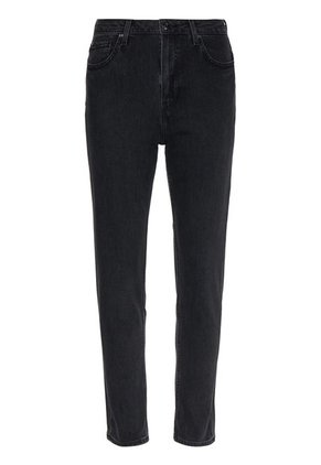 Jeans Gramercy Cónicos De Corte Mom Y Talle Alto Mujer Negro Tommy Hilfiger