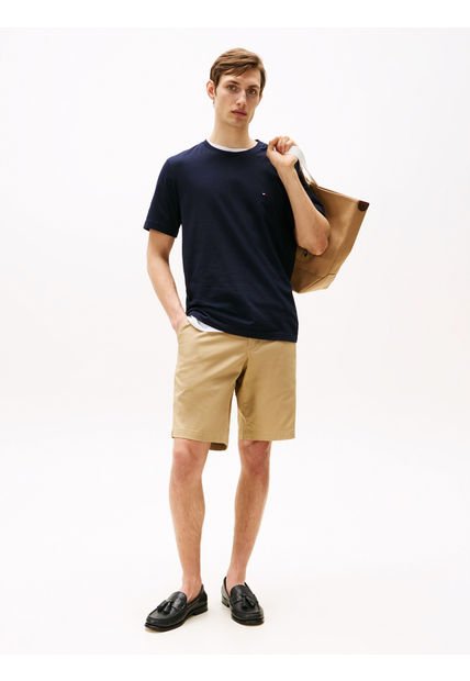 Camiseta Azul Essential De Corte Regular Tommy Hilfiger