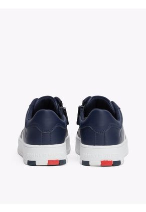 Tenis Azul De Corte Bajo Con Cordones Tommy Hilfiger