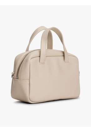 Bolso Beige Cruzado Con Logo Tommy Hilfiger