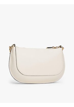 Bolso Beige Cruzado Con Correa De Cadena Tommy Hilfiger
