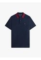 Polo Azul Jacquard Con Tejido Ribeteado Tommy Hilfiger de Tommy Hilfiger