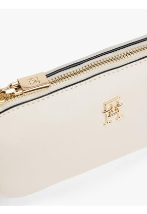 Bolso Beige Cruzado Con Correa De Cadena Tommy Hilfiger