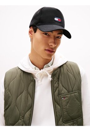 Gorra Negra Heritage Trucker Con Logo Tommy Hilfiger