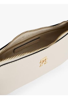 Bolso Beige Cruzado Con Correa De Cadena Tommy Hilfiger