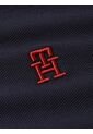 Polo Azul Con Logo Monograma TH Tommy Hilfiger de Tommy Hilfiger