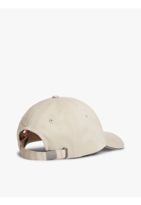 Gorra Beige De Béisbol Con Seis Paneles Y Logo Tommy Hilfiger