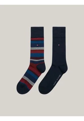 Pack Azul De 2 Medias Con Logo Tommy Hilfiger Tommy Hilfiger