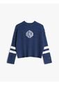 Saco Azul De Cuello Redondo Con Logo Script Gráfico Tommy Hilfiger de Tommy Hilfiger