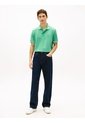Polo Verde De Corte Regular Ribeteado Con Logo Tommy Jeans de Tommy Hilfiger