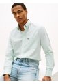 Camisa Verde Oxford Ligera De Corte Regular Tommy Hilfiger de Tommy Hilfiger
