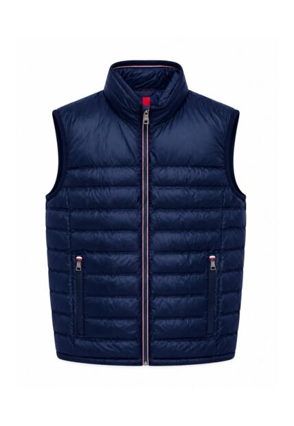 Chaleco Azul Sin Mangas Con Detalles Distintivos Tommy Hilfiger
