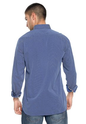 Camisa Azul-Blanca Tommy Hilfiger