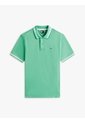 Polo Verde De Corte Regular Ribeteado Con Logo Tommy Jeans de Tommy Hilfiger
