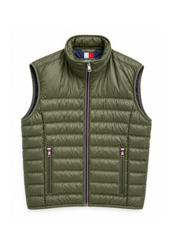 Chaleco Verde Sin Mangas Con Detalles Distintivos Tommy Hilfiger Tommy Hilfiger
