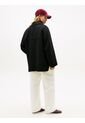 Chaqueta Negra Oversize De De Mezcla De Lana Tommy Hilfiger de Tommy Hilfiger
