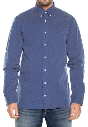 Camisa Azul-Blanca Tommy Hilfiger