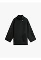 Chaqueta Negra Oversize De De Mezcla De Lana Tommy Hilfiger de Tommy Hilfiger