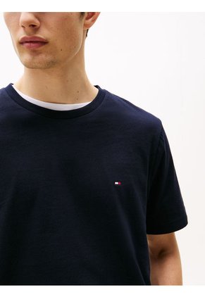 Camiseta Azul Essential De Corte Regular Tommy Hilfiger