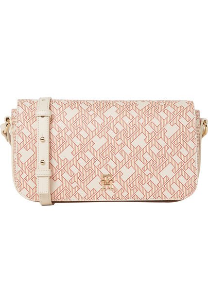 Bolso Beige Cruzado Im Latam Tommy Hilfiger