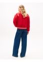 Chaqueta Roja Bomber Con Logo Script Tommy Hilfiger de Tommy Hilfiger