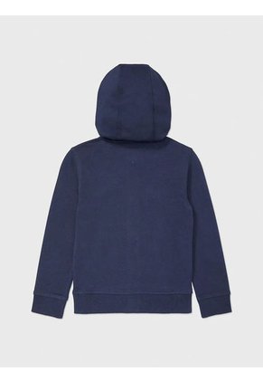 Saco Azul Con Capucha Y Cierre Niño Tommy Hilfiger