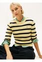 Saco Amarillo De Punto Con Cuello Redondo Tommy Hilfiger de Tommy Hilfiger