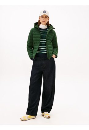 Chaqueta Verde Ligera De Plumón Tommy Hilfiger