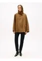 Chaqueta Café Oversize De De Mezcla De Lana Tommy Hilfiger de Tommy Hilfiger