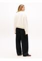 Saco Blanco De Felpa Con Cuello En V Tommy Hilfiger de Tommy Hilfiger